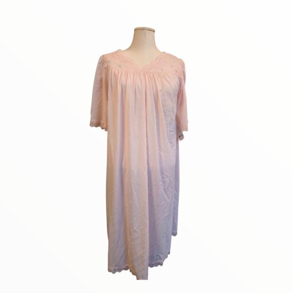 Traditional vintage nap house garden night dress gown and robe set size M